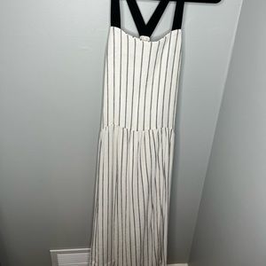 Black and white summer dress